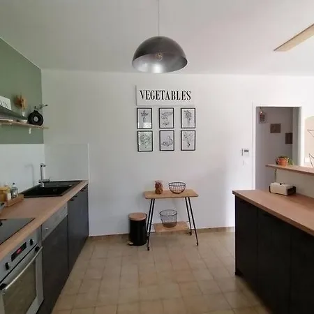 Maison Arboree Dans Le Village De Megier Sabran